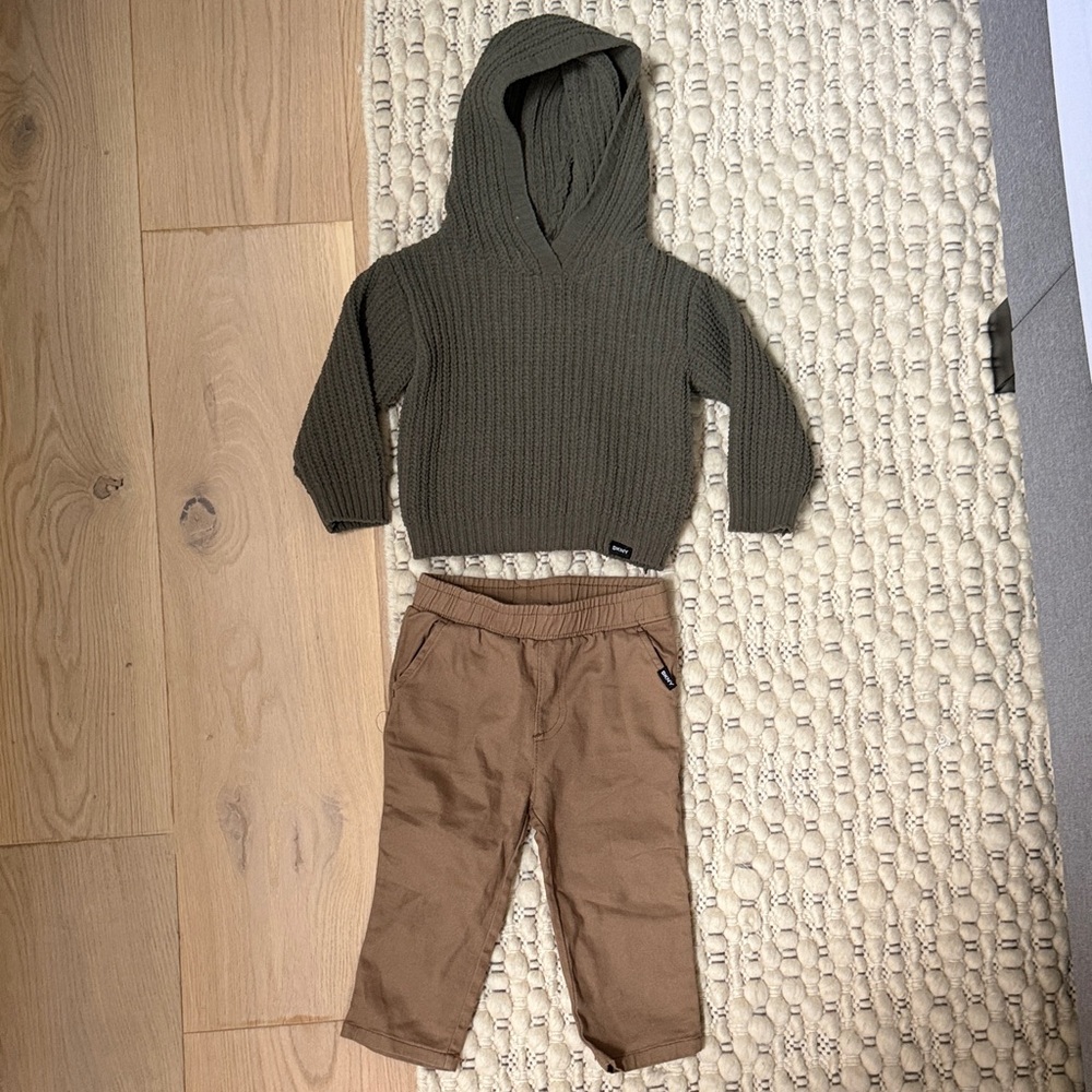 DKNY Brown Kids Casual Pants